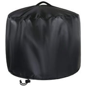 1Set Round Fire Pit Cover Outdoor Fireplace Protector Dust-proof Patio Fire Pit Cover